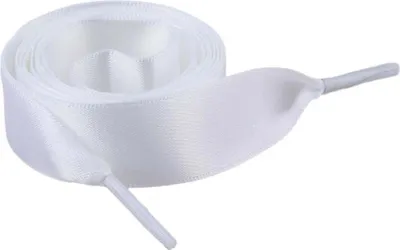 Produktbild von Satin Schnürsenkel - Weiss - 120 cm