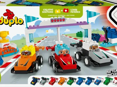 Immagine prodotto di Costruzioni LEGO 10445 Duplo FORMULA1 Auto da corsa e piloti