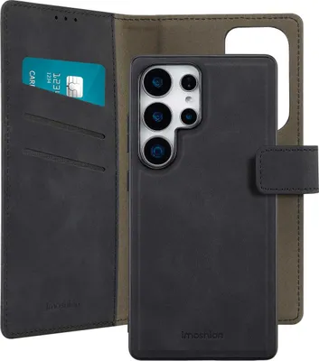 Zdjęcie produktu dla imoshion Zdejmowana półka 2 w 1 Luxe Bookcase dla Samsung Galaxy S25 Ultra - Czarny