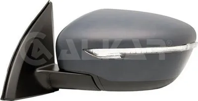 Produktbild von ALKAR 9039672 Außenspiegel Seitenspiegel Links für NISSAN Qashqai II (J11, J11) Beheizt Konvex Grundiert Elektrisch