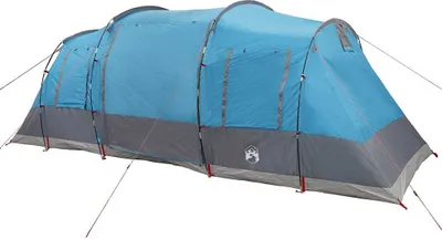 Produktbild von vidaXL Tunnelzelt 4 Personen Blau Wasserdicht
