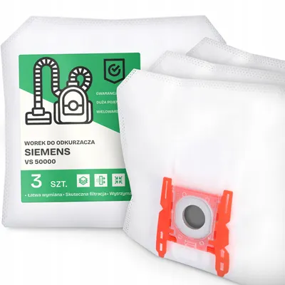 Produktbild von Siemens VS 50000 Synthetische Staubsaugerbeutel 3 Stück