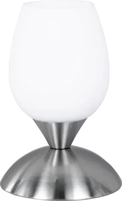 Produktbild von Reality Leuchten Tischleuchte Cuo II nickel-matt 18 x 12 cm E14, max. 40 W