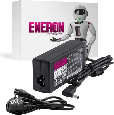Image de Bloc d'alimentation Chargeur pour ordinateur portable 65 W 19 V 3,42 A Connecteur : 4,0 x 1,3 mm Compatible avec ASUS Zenbook/Vivo noir Adaptateur secteur