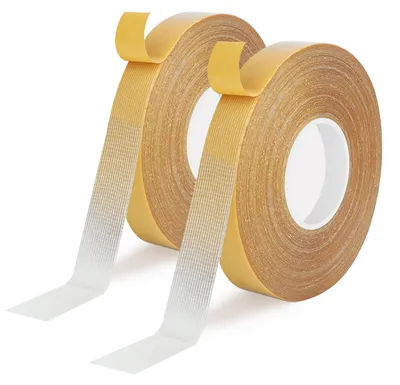 Productafbeelding van Dubbelzijdig tape plakband - Extra sterk - 15 mm x 20 m - 2 rollen