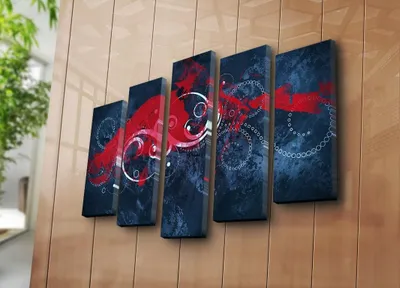 Image de Peinture sur toile aux couleurs vives