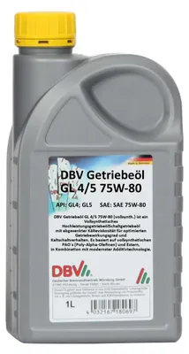 Produktbild von DBV 75W-80 GL4/5 (vollsynthetisch) 20 x 1-Liter-Dose