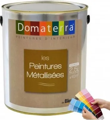Immagine prodotto di Domaterra Vernice metallizzata 05l Vernice di base - Bianco
