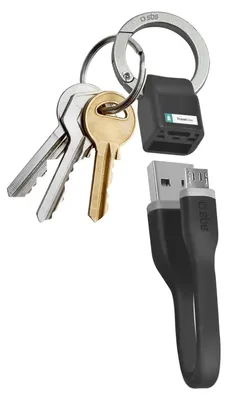 Zdjęcie produktu dla SBS TECABLEMICROPORTK, 0,12 m, USB A, Micro-USB B, USB 2.0, Męska/Męska, Czarny