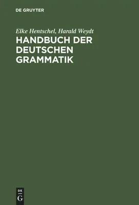 Produktbild von Handbuch der deutschen Grammatik