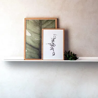 Produktbild von Famanu Wandregal schwebend, 110 cm, weiß, für Küche, Wohnzimmer, Schlafzimmer, Badezimmer