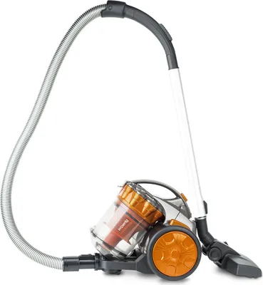 A vacuum cleaner is shown against a white background.