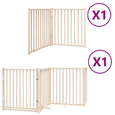 Immagine prodotto di Cancello per Cani Pieghevole 6 Pannelli 480 cm Legno di Pioppo