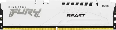 Produktbild von Kingston Technology FURY Beast 32 GB 6400 MT/s DDR5 CL32 DIMM White EXPO, 32 GB, 1 x 32 GB, DDR5, 288-pin DIMM, Weiß
