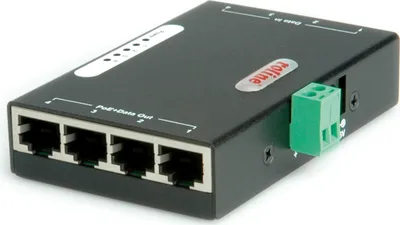 Produktbild von ROLINE Gigabit Ethernet PoE Injektor, 4 Ports