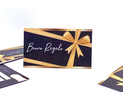 Imagen del producto de Conjunto de tarjetas de regalo, personalizables, 50 unidades, 8 x 5 cm, para vales de regalo