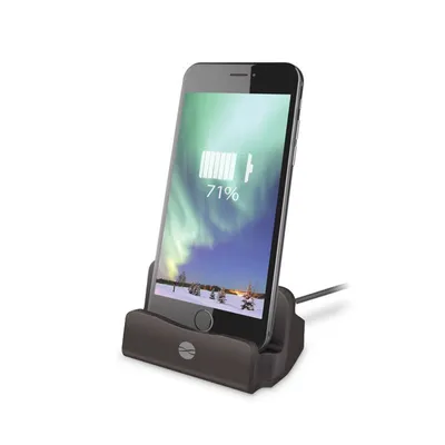 Obrázok produktu pre Dokovacia stanica Micro USB s 1 m káblom Nabíjacia stanica Dátový kábel Stolová stanica Stojan pre Samsung Galaxy, Sony, Huawei, LG, čierna
