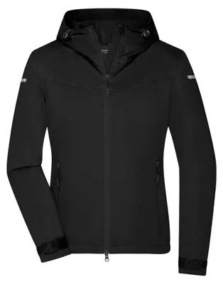 Imagen del producto de James and Nicholson - Chaqueta para mujer - Modelo Allwetter LT2609 (talla XXL) (negra)