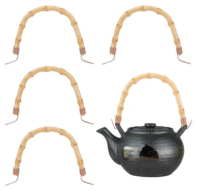 Productafbeelding van Theekannengreep - U-vormige vervangingsgreep voor keramische en aardewerkproducten - 4 stuks - 10x17 cm