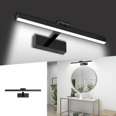 Produktbild von UISEBRT LED Spiegelleuchte Bad 40cm 10W Kaltweiß 700LM, IP44 Wasserdicht, Spiegellampe Badlampe Schminktisch Wandleuchte Schrankleuchte