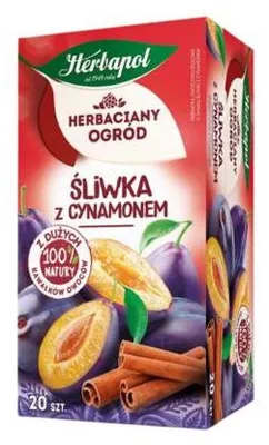 Zdjęcie produktu dla HL Herbaciany Ogród herbatka owocowa śliwka z cynamonem 20x2,5g