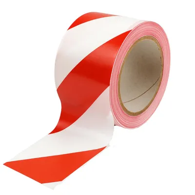 Produktbild von Absperrband 100m x 75 mm 4 Rolle Rot-Weiß Warnband Flatterband 100-250m x 75 mm Trassenband Baustellenband