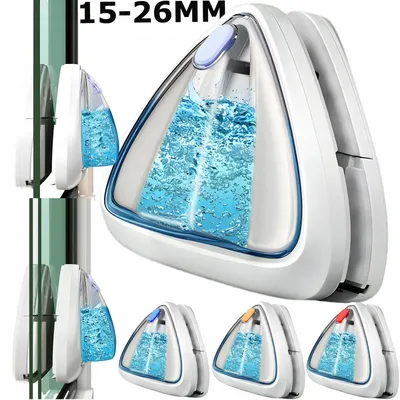 Hooha Magnet-Fensterreiniger für 15–26 mm Glas mit Wasserdosierer