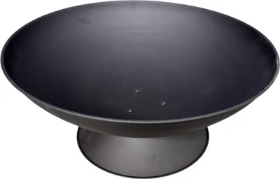 Produktbild von Feuerschale 60 cm - Gusseisen Terrassenfeuer für draußen - Nachhaltiges und elegantes Design