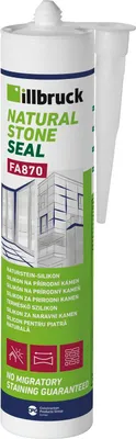 Produktbild von ILLBRUCK Natursteinsilikon FA870 310ml transparent