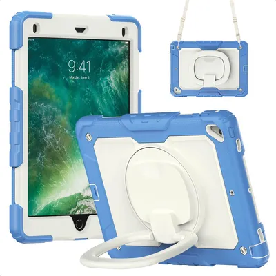 Produktbild von imoshion Rugged Kindersicher Schutzhülle iPad 6 (2018) 9.7 Zoll / iPad 5 (2017) 9.7 Zoll / Air 2 (2014)/Air 1 (2013) - Blau