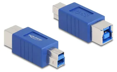 Zdjęcie produktu dla DeLOCK 67229, USB Type-B, USB Type-B, Niebieski