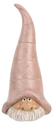 Image de Clayre & Eef Figurine de décoration Nain 6x6x13 cm Rose Plastique