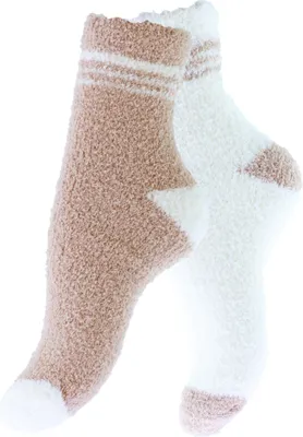 Produktbild von Yenita® Kuschelsocken 4 Paar 36-41 beige-weiss