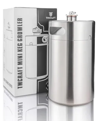 8 l Mini Growler Keg, Edelstahl-Bierfass mit Druckentlastung