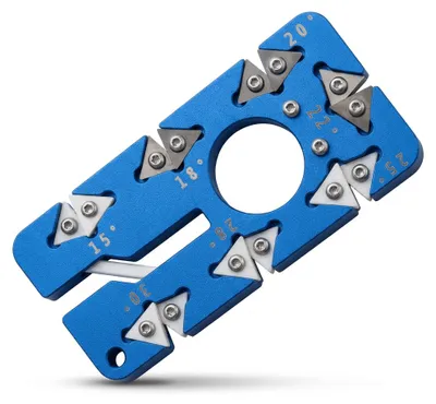 Produktbild von Messerschärfer 6 Schleifwinkel 15-30° Metall Küche Outdoor Schleifgerät