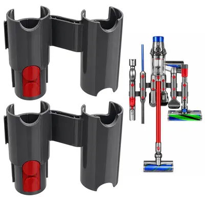 2er-Set Staubsauger-Wandhalterungen für Dyson V7–V15