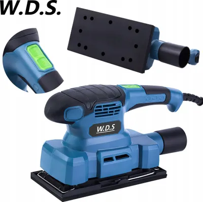 Zdjęcie produktu dla Szlifierka Oscylacyjna Gipsu Drewna Metalu W.D.S. 1500W 230V 12000 RPM