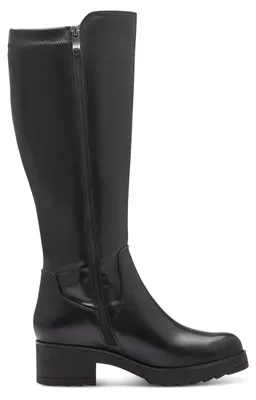 Produktbild von MARCO TOZZI Damen Stiefel Langschaft Profilsohle 2-25606-41, Größe:37 EU, Farbe:Schwarz