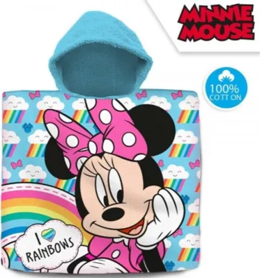Produktbild von Baumwollponcho 60/120cm MINNIE MOUSE, MN-242P