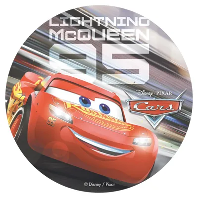 Produktbild von Cars Lightning McQueenTortenaufleger aus Esspapier