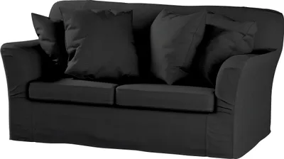 Produktbild von Dekoria Bezug für Tomelilla 2-Sitzer Sofa nicht ausklappbar, schwarz, Sofahusse, Tomelilla 2-Sitzer