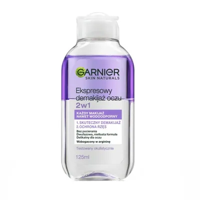 Produktbild von Garnier Skin Naturals Augen Make-up Entferner 2-in-1, 125ml, sanft und effektiv