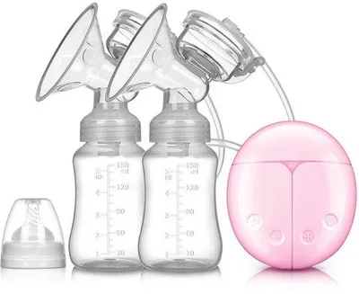Produktbild von Elektrische Babyfütterungskolben mit automatischer Doppellastflasche - Rosa