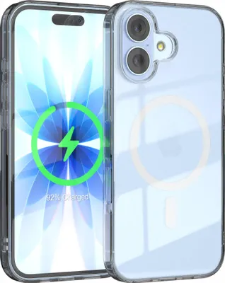 Produktbild von EAZY CASE Clear MagSafe Case für Apple iPhone 17, Qi-Charging, Silikon mit Kameraschutz, Bumper Case in Transparent