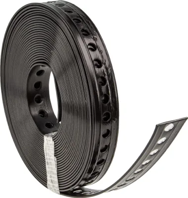 Produktbild von tecuro Lochband Montageband 27 mm x 10 m Rolle - Stahl - Kunststoff ummantelt