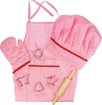 Produktbild von Bigjigs Kochset „Chef's Kitchen“ in Rosa