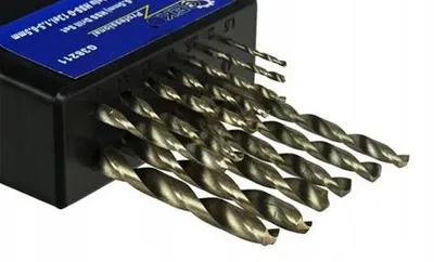Obrázek produktu pro Sada vrtáků Geko HSS-Bohrer, stříbrná, pro kov, 1,5–6,5 mm, 13 kusů