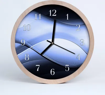 Produktbild von Holzuhr 20fi cm wanduhr - Abstrakte Kunst