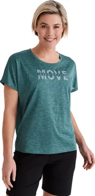 Produktbild von Stooker Women CARLY SPORT Damen T-Shirt Loose Fit 40/42 green mel.