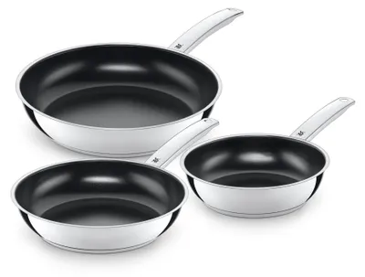 Productafbeelding van WMF Durado koekenpannenset, 3-delig, diameters: 20, 24 en 28 cm, artikelnummer: 122615
